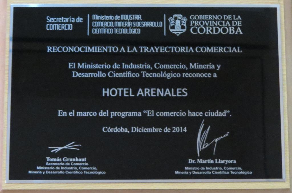 Hotel Arenales Villa Carlos Paz Exteriör bild